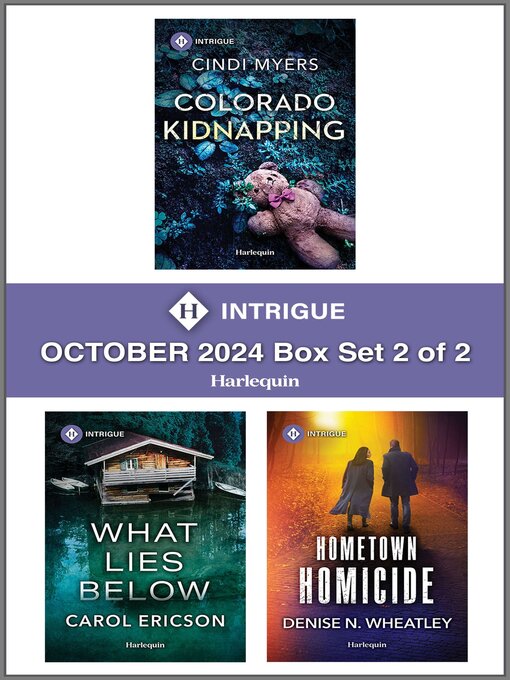 Title details for Harlequin Intrigue October 2024--Box Set 2 of 2 by Cindi Myers - Available